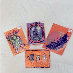 Papyrus Halloween Cards - Set of 4